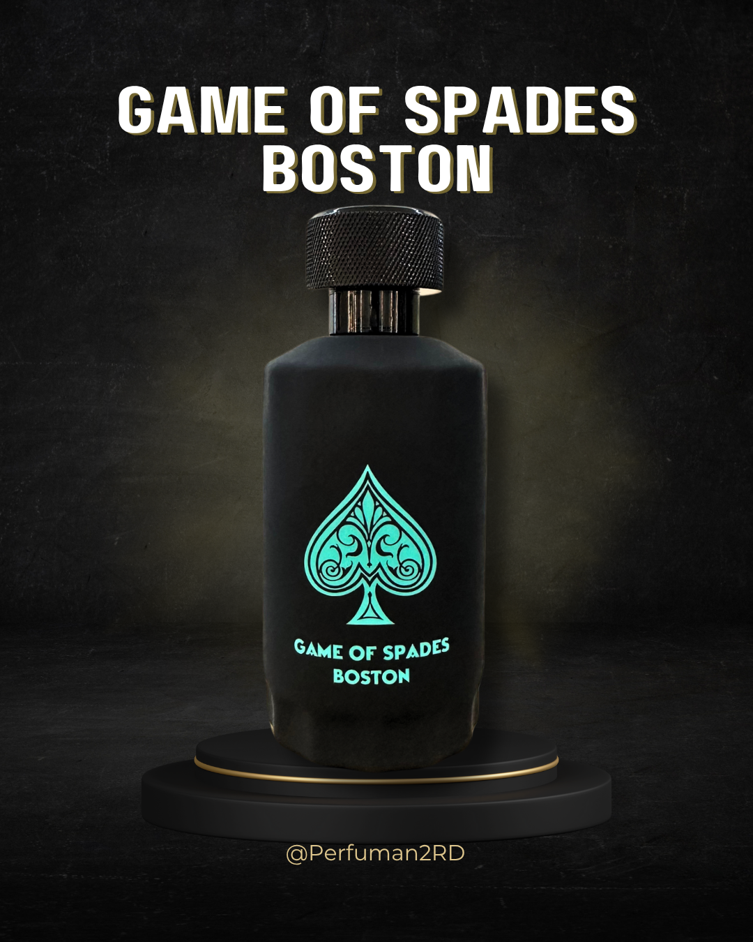 JO MILANO "GAME OF SPADES BOSTON"  3.4OZ PARFUM
