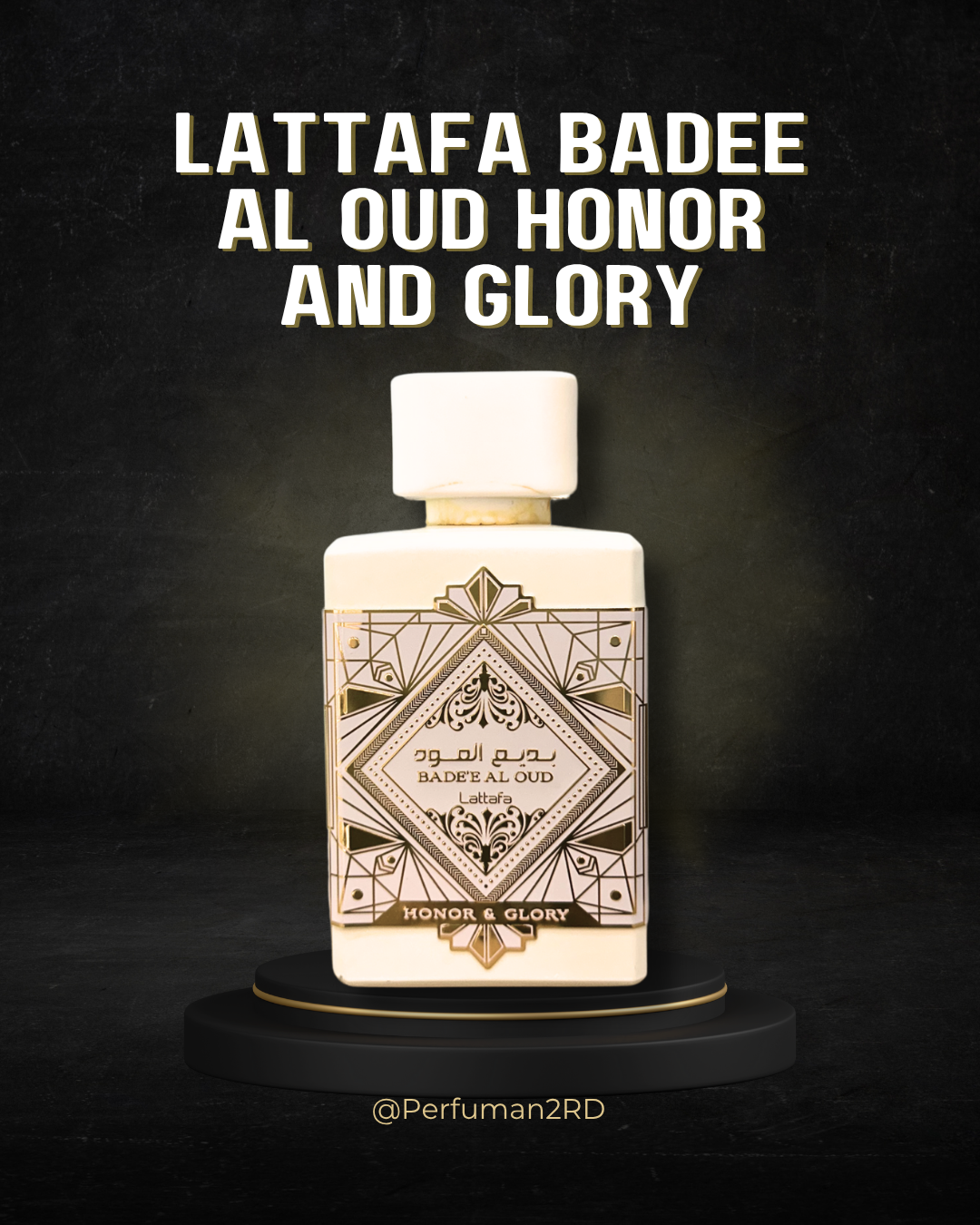 Lattafa Badee Al Oud Honor And Glory U EDP 3.4 oz