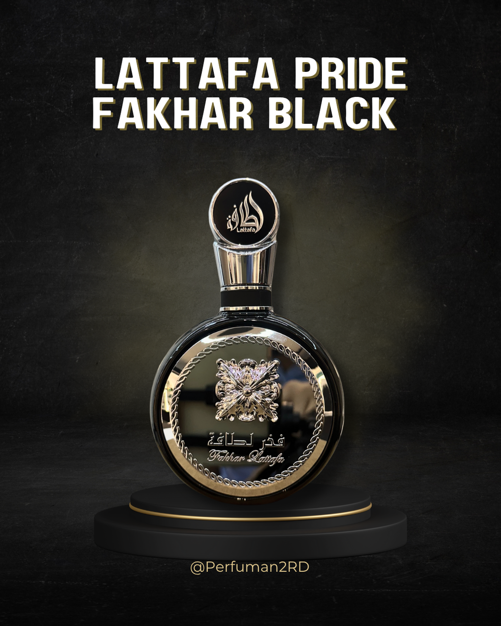 Lattafa Pride Fakhar Black M EDP 3.4 oz