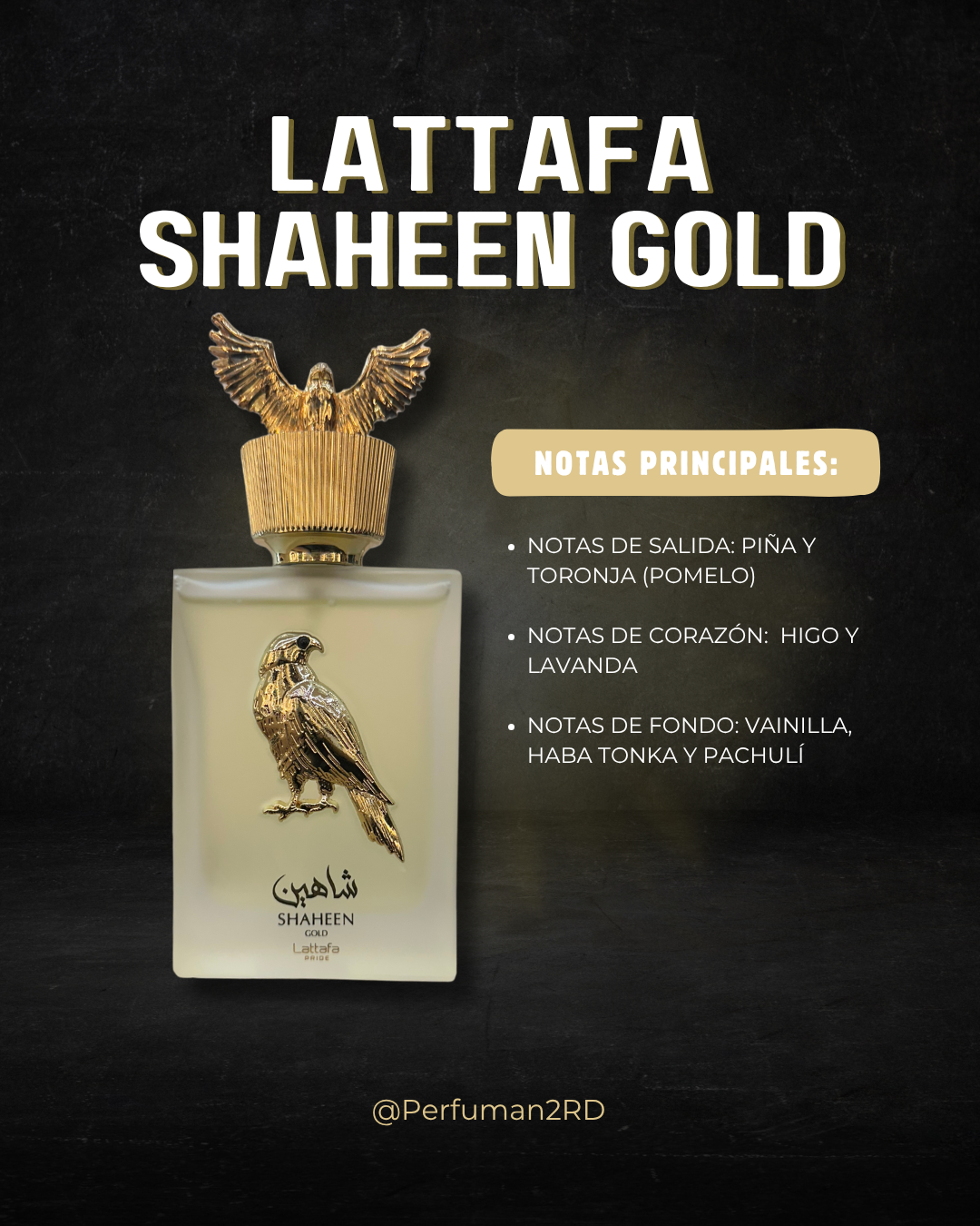 Lattafa Pride Shaheen Gold U EDP 3.4 oz