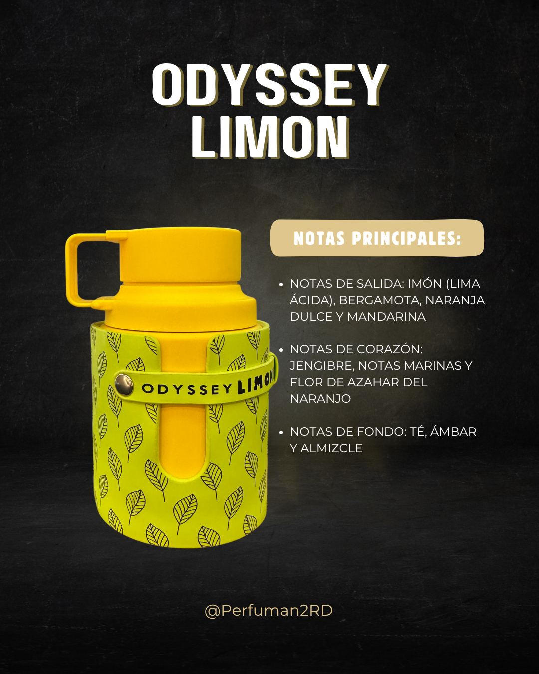 Armaf Odyssey Limon W EDP 3.4oz