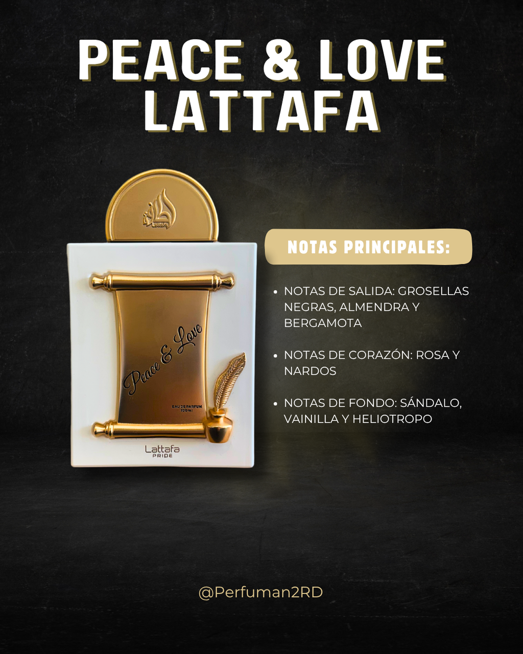 Lattafa Pride Peace And LoveU EDP 3.4 oz