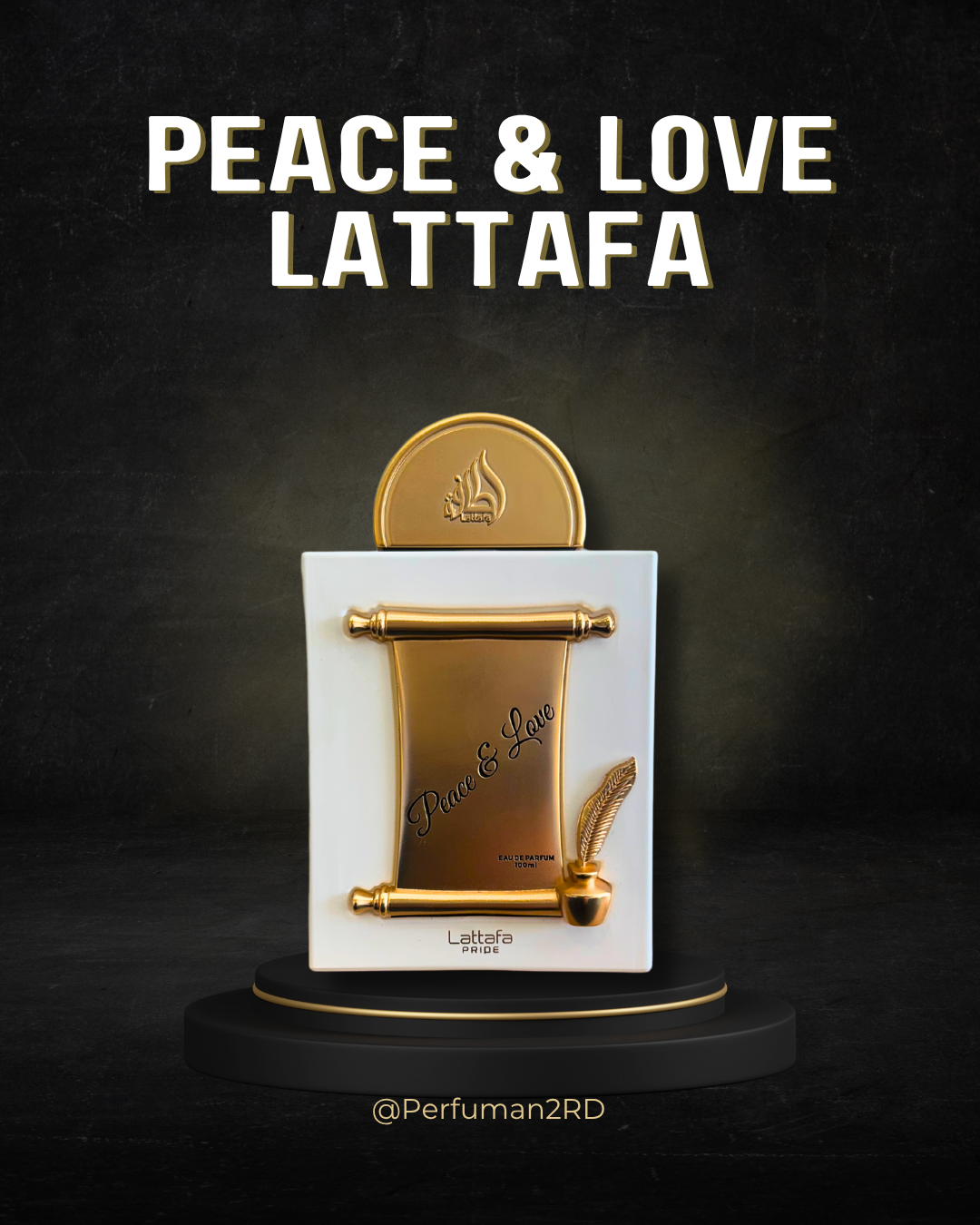 Lattafa Pride Peace And LoveU EDP 3.4 oz