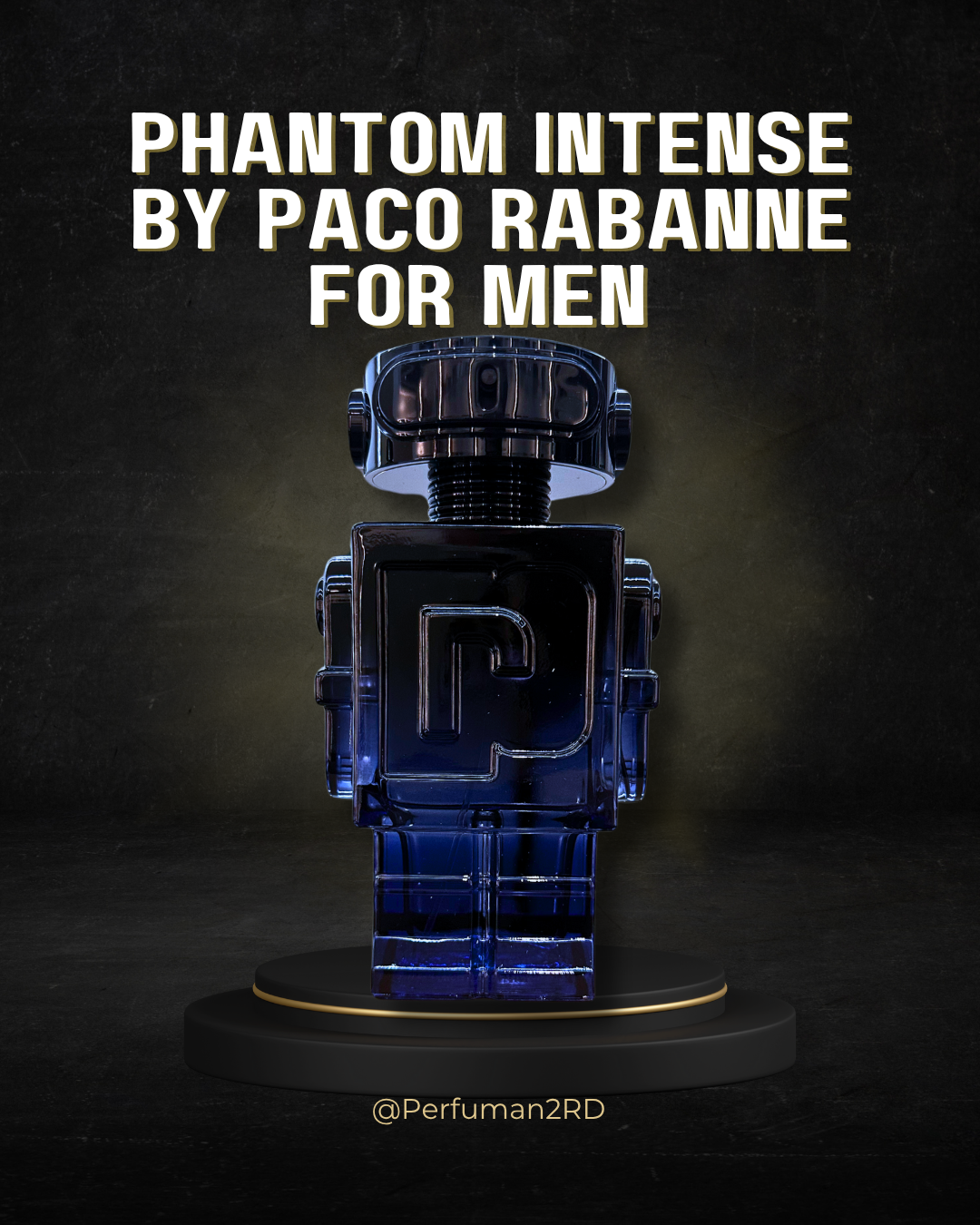 Phantom Intense by Paco Rabanne for Men 3.4 oz