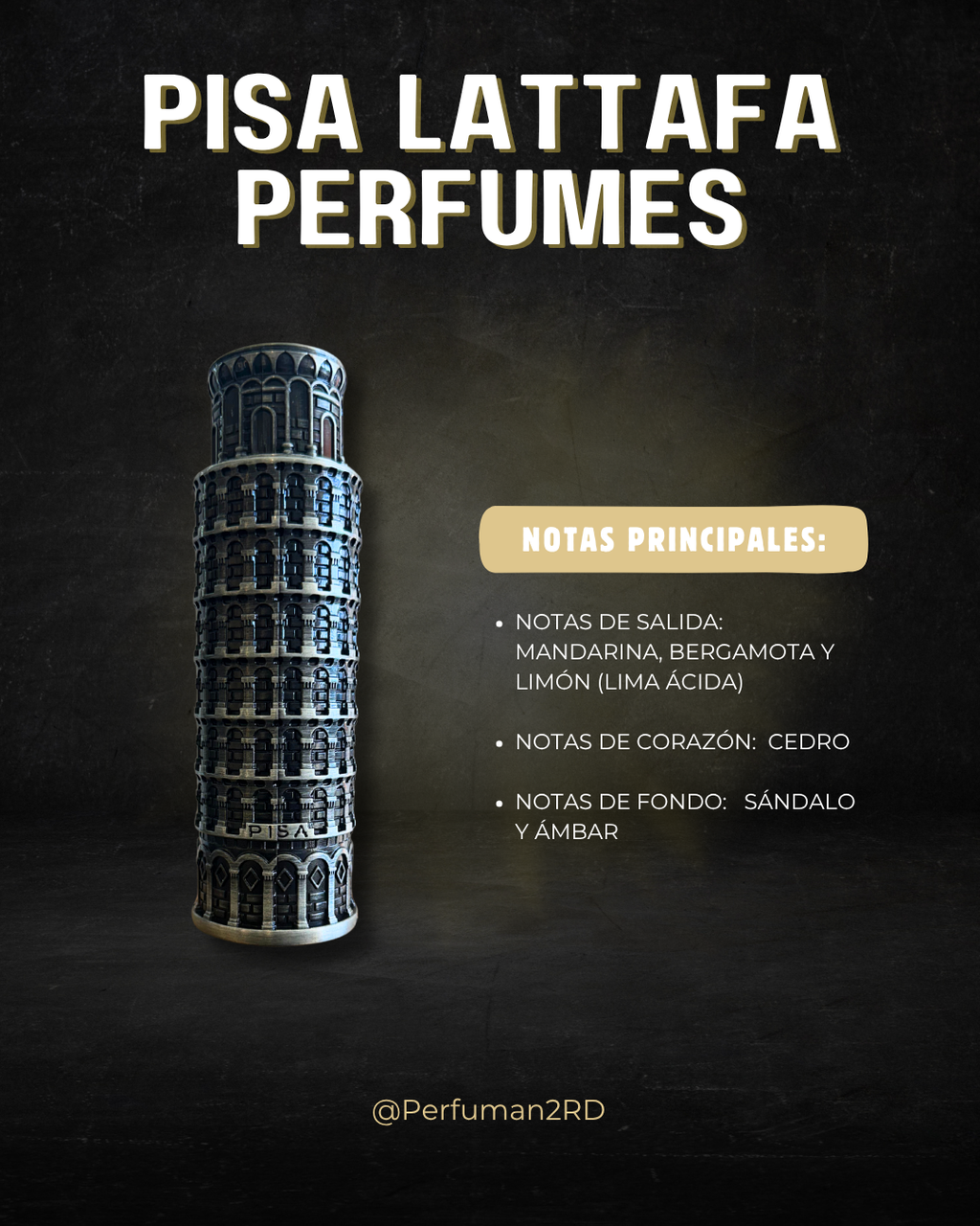 Decants Lattafa Pisa Men 10ml