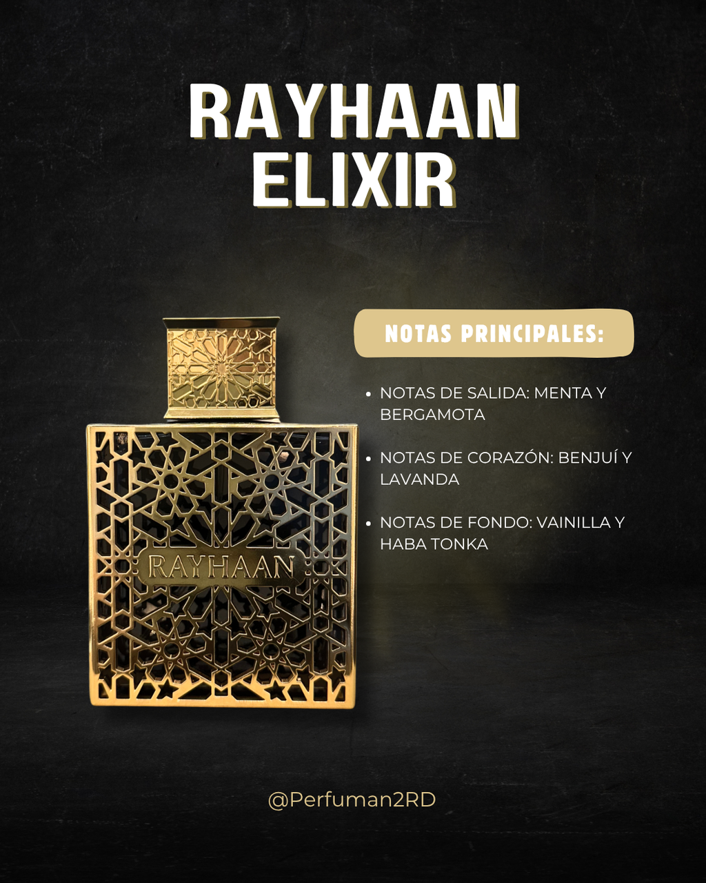 Decants Rayhaan Elixir U EDP 10ml