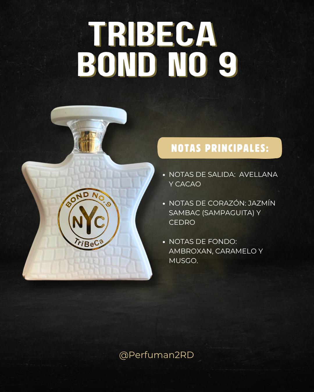 Bond No. 9 New York Tribeca 3.4 oz Unisex Eau de Parfum