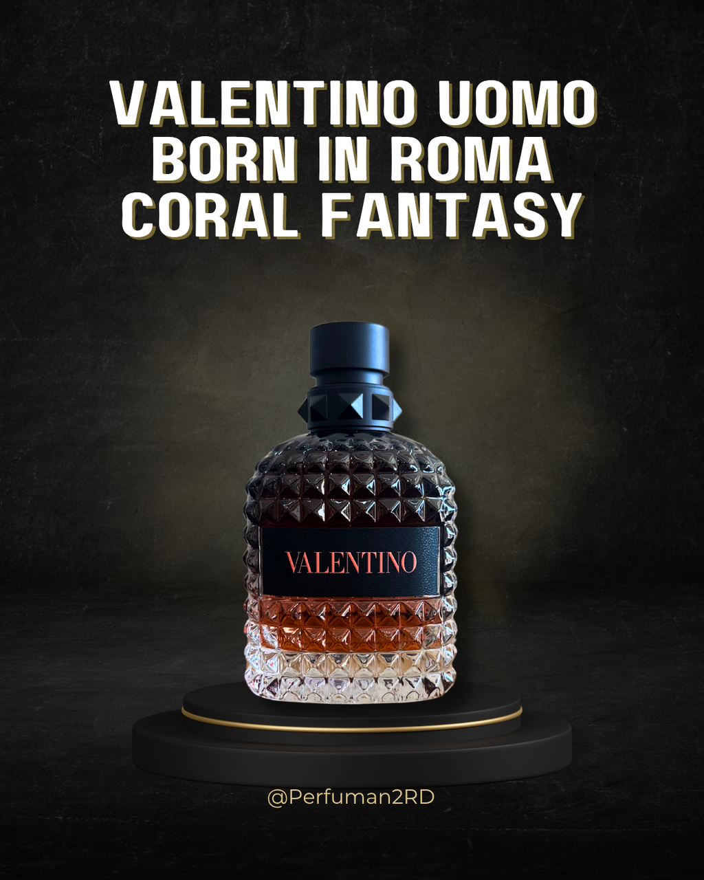 Valentino Uomo Born in Roma Coral Fantasy for Men 3.4 oz Eau De Toilette