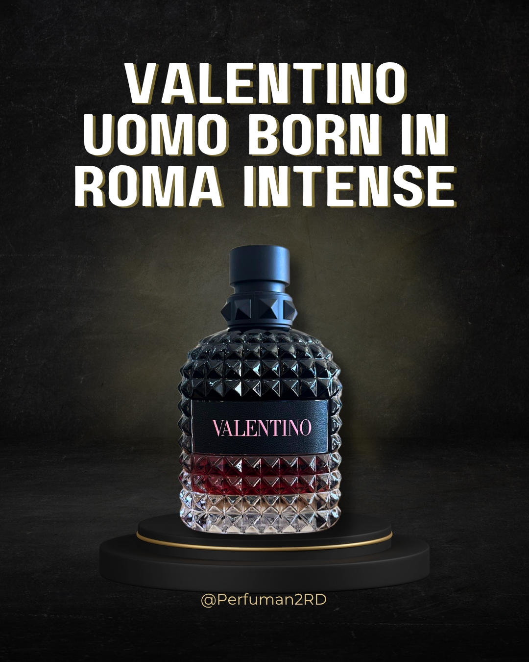Born in Roma Intense by Valentino for Men 3.4 oz Eau De Parfum