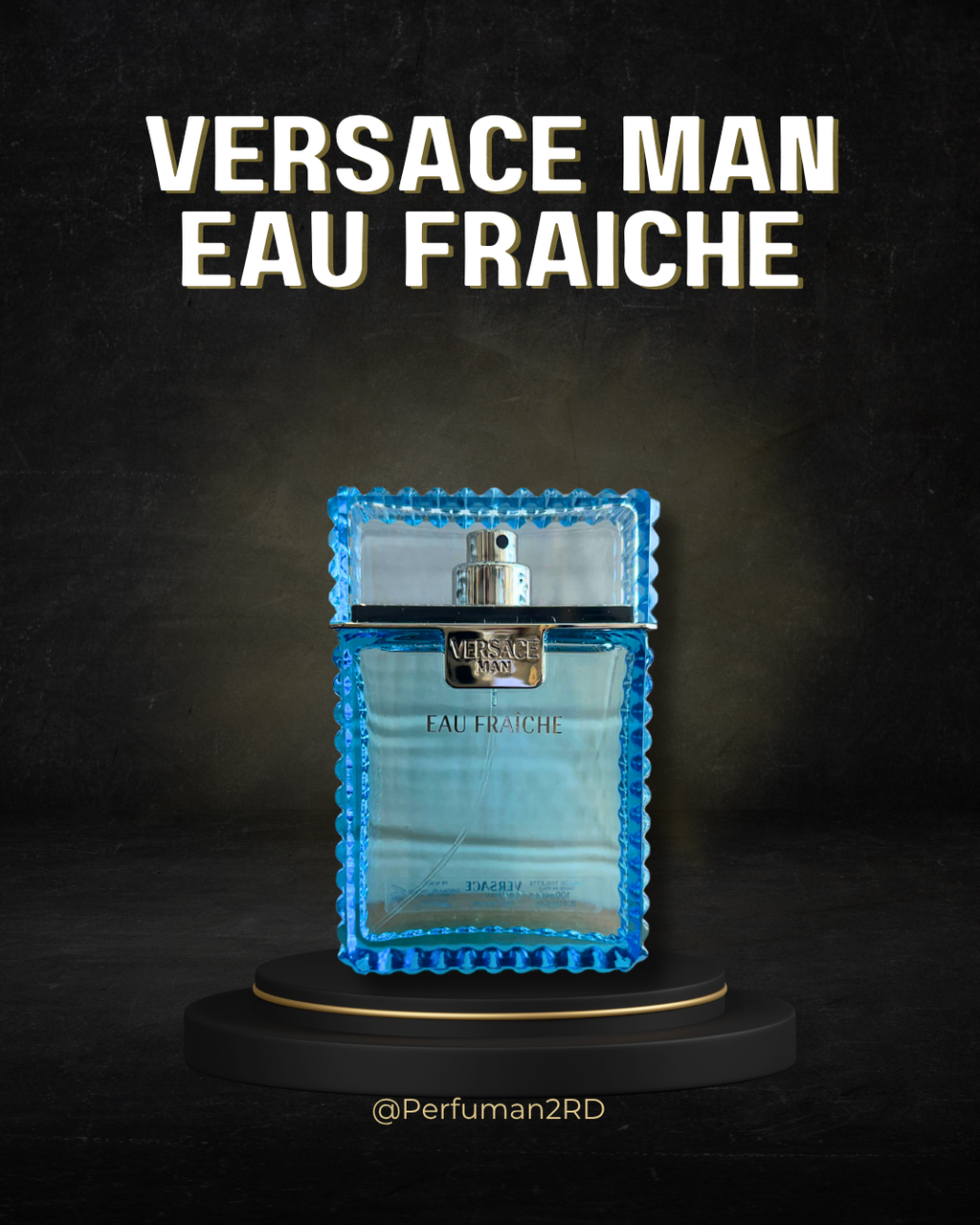 Versace Man Eau Fraiche 3.4 oz Eau De Toilette